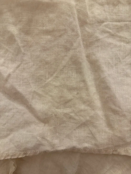 Dissh Cream Full-Length Linen Skirt - Picture 5 of 5